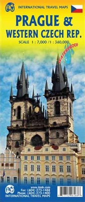 Prague & Western Czech Republic Travel & Road Map. The city is now one of the most-visited centres in all of Europe and is a shining example of the best Europe offers. With this edition, we have added a distinctly different map to the reverse side of the