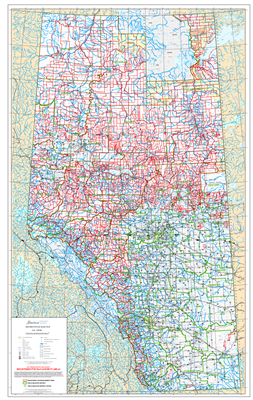 Alberta Provincial Trapline Wall Map. This map shows Registered Fur Management Areas, or registered traplines in the province of Alberta plus Fish and Wildlife Districts and offices. Includes Primary and Secondary roads, Railroads, Lakes and Rivers, Citie