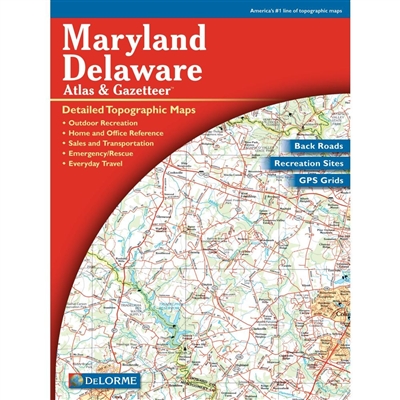 Maryland Delaware Atlas and Gazetteer