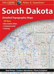 South Dakota Atlas and Gazetteer. With an incredible wealth of detail, DeLormes Atlas & Gazetteer is the perfect companion for exploring the South Dakota outdoors. Extensively indexed, full color topographic maps provide information on everything from cit