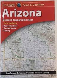 Arizona Travel Atlas & Gazetteer. Extensively indexed, full-color topographic maps provide information on everything from cities and towns to historic sites, scenic drives, trailheads, boat ramps and even prime fishing spots. With a total of 57 map pages,