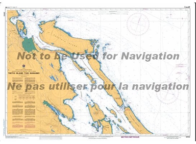 3443 - Thetis Island to Nanaimo Nautical Chart. Canadian Hydrographic Service (CHS)'s exceptional nautical charts and navigational products help ensure the safe navigation of Canada's waterways. These charts are the 'road maps' that guide mariners safely