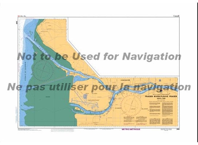 3491 - Fraser River, North Arm. Canadian Hydrographic Service (CHS)'s exceptional nautical charts and navigational products help ensure the safe navigation of Canada's waterways. These charts are the 'road maps' that guide mariners safely from port to por