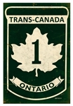 TransCanada ON Vintage Metal Sign