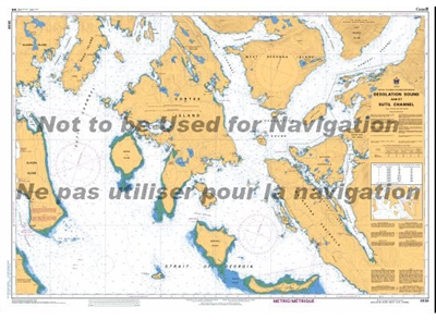 3538 - Desolation Sound and Sutil Channel Nautical Chart. Canadian Hydrographic Service (CHS)'s exceptional nautical charts and navigational products help ensure the safe navigation of Canada's waterways. These charts are the 'road maps' that guide marine