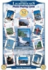 Discover Lighthouses - Playing Cards. Playing cards with 52 different images of various lighthouses. A different image on every card! Poker sized, superior print quality and top quality plastic coated.