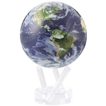 MOVA Globe Satellite with Clouds - 4.5 Inch. MOVA Globe recreates the earth's perpetual motion in space, on your desktop, or even in the palm of your hand. These globes float at a perfect point of balance between gravitational forces and the buoyant force