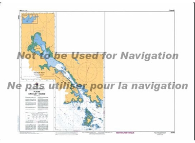 3646 - Barkley Sound - Plans Nautical Chart. Canadian Hydrographic Service (CHS)'s exceptional nautical charts and navigational products help ensure the safe navigation of Canada's waterways. These charts are the 'road maps' that guide mariners safely fro