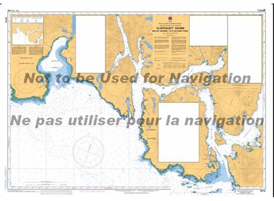 3674 - Clayoquot Sound, Millar Channel to Estevan Point Nautical Chart. Canadian Hydrographic Service (CHS)'s exceptional nautical charts and navigational products help ensure the safe navigation of Canada's waterways. These charts are the 'road maps' tha