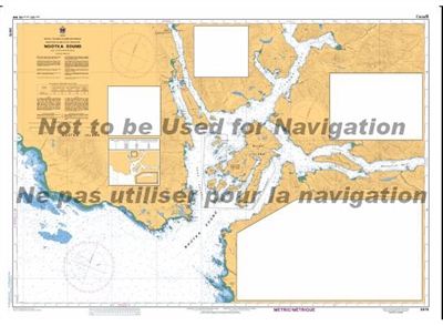 3675 - Nootka Sound Nautical Chart. Canadian Hydrographic Service (CHS)'s exceptional nautical charts and navigational products help ensure the safe navigation of Canada's waterways. These charts are the 'road maps' that guide mariners safely from port to