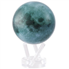 MOVA Globe of the MOON - 4.5 Inch. It may take the moon an entire month to transition from full coverage to full moon, but you can appreciate its alluring blue/grey color and dark craters any time with this exclusive MOVA Globe. It was created using
