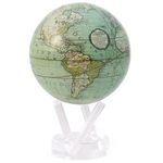 MOVA Globe Cassini Sea Foam - 4.5 Inch. MOVA Globe recreates the earth's perpetual motion in space, on your desktop, or even in the palm of your hand. These globes float at a perfect point of balance between gravitational forces and the buoyant forc