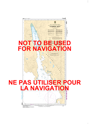 3858 - Flamingo Inlet - Canadian Hydrographic Service (CHS)'s exceptional nautical charts and navigational products help ensure the safe navigation of Canada's waterways. These charts are the 'road maps' that guide mariners safely from port to port. With