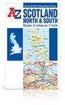Northern & Southern Scotland detailed road map. This is a beautiful, full colour map, very easy to read with a detailed index.