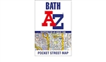 Bath UK Detailed Pocket Street Map. This A-Z map of Bath is a full color, single sided, fold-out street map covering an area extending to: Lansdown Batheaston Bathford University of Bath Combe Down South Stoke Whiteway Weston There is also a large scale c