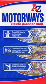 Great Britain's Motorways Route Planner Map