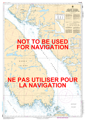 3984 - Principe Channel - Southern Portion - Canadian Hydrographic Service (CHS)'s exceptional nautical charts and navigational products help ensure the safe navigation of Canada's waterways. These charts are the 'road maps' that guide mariners safely fro