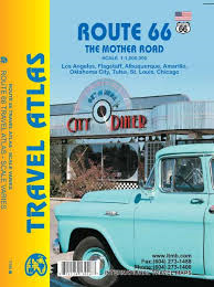 Route 66 USA Travel Atlas. This travel atlas will help you get your kicks as you navigate the 3,940 km or 2,448 miles of Route 66, all the way from Los Angeles, California to Chicago, Illinois. This atlas style booklet includes city maps of Flagstaff, Alb