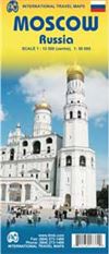 Moscow Russia Travel & Road Map. This is a fairly detailed map of Moscow, Russia and includes a metro guide.