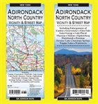 Adirondack North Country NY Vicinity & Street Map