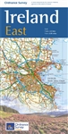Ireland East Travel & Road Map by the Ordinance Survey. This is a one map from a series of four to cover Ireland. Whether you are on a motoring tour or exploring cross-country, these maps show you how to get there. They contain a clear presentation of the