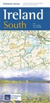 Ireland South Travel & Road Map by the Ordinance Survey. This is a one map from a series of four to cover Ireland. Whether you are on a motoring tour or exploring cross-country, these maps show you how to get there. They contain a clear presentation of th