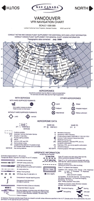 VNC 5004 Vancouver Navigation Chart. The VFR Navigation Chart (VNC) is used by VFR pilots on short to extended cross-country flights at low to medium altitudes and at low to medium airspeeds. The chart displays aeronautical information and sufficient topo