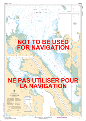 5335 - Riviere George - Canadian Hydrographic Service (CHS)'s exceptional nautical charts and navigational products help ensure the safe navigation of Canada's waterways. These charts are the 'road maps' that guide mariners safely from port to port. With