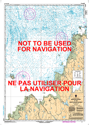 5374 - Beacon Island to Qikirtaaluk Islands - Canadian Hydrographic Service (CHS)'s exceptional nautical charts and navigational products help ensure the safe navigation of Canada's waterways. These charts are the 'road maps' that guide mariners safely fr