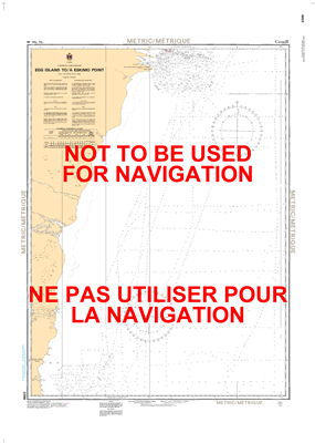 5399 - Egg Island to Eskimo Point - Canadian Hydrographic Service (CHS)'s exceptional nautical charts and navigational products help ensure the safe navigation of Canada's waterways. These charts are the 'road maps' that guide mariners safely from port to