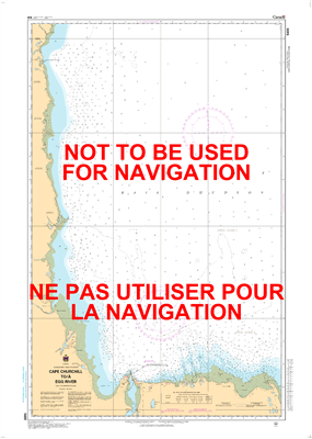 5400 - Cape Churchill to Egg River - Canadian Hydrographic Service (CHS)'s exceptional nautical charts and navigational products help ensure the safe navigation of Canada's waterways. These charts are the 'road maps' that guide mariners safely from port t