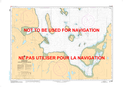 5464 - Diana Bay - Southern Portion - Canadian Hydrographic Service (CHS)'s exceptional nautical charts and navigational products help ensure the safe navigation of Canada's waterways. These charts are the 'road maps' that guide mariners safely from port