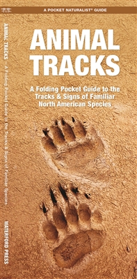 Animal Tracks Folding Pocket Guide. Animal Tracks provides a simplified field reference to familiar tracks and signs of over 65 North American mammals and birds. Laminated for durability, this handy guide also features a ruler for measuring animal t