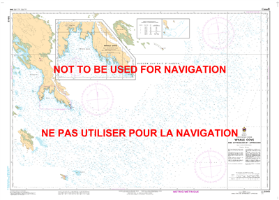 5642 - Whale Cove and Approaches - Canadian Hydrographic Service (CHS)'s exceptional nautical charts and navigational products help ensure the safe navigation of Canada's waterways. These charts are the 'road maps' that guide mariners safely from port to