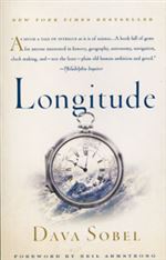 Longitude - A Novel by Dava Sobel. This is the true story of the race to find a way to determine precise longitude. The story is about John Harrison who created a clock that kept precise time at sea.