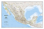Mexico Classic - National Geographic Wall Map. Our most detailed wall map of Mexico. Features thousands of place names, accurate political boundaries, national parks including Cumbres de Monterrey National Park, biosphere reserves including El Vizcaino Bi