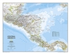 Central America Classic - National Geographic Wall Map. Map coverage includes the countries of: Guatemala, Belize, El Salvador, Honduras, Nicaragua, Costa Rica, and Panama. Our most detailed wall map of Central America, extensively updated with new Nation