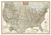 USA Executive National Geographic Wall Map