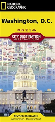 Washington DC Destination City Map & Travel Guide by National Geographic. Considering visiting Washington? Did you know that most of the sites, such as the Smithsonian along the Mall are free, and is situated right next to the White House? The Cherry Blos