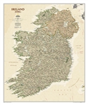 Ireland Executive Wall Map - National Geographic. Ireland Executive is ideal for those researching their Irish ancestry, a perfect tool for business reference, and a beautiful addition to any decor. It is one of the largest and most detailed wall maps spe