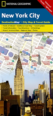 New York City National Geographic Destination City Map