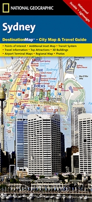 Sydney National Geographic Destination City Map