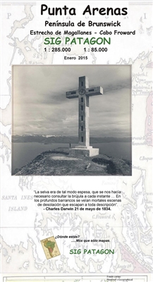 Punta Arenas, Peninsula de Brunswick Travel Map. Are you travelling to Chile? This waterproof folded map of Punta Arenas, Peninsula de Brunswick, Estrecho de Magallanes - Cabo Froward can certainly help with your adventure,. This is a Spanish language onl