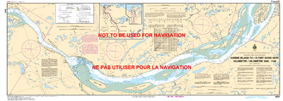 6421 - Hardie Island to Fort Good Hope - Canadian Hydrographic Service (CHS)'s exceptional nautical charts and navigational products help ensure the safe navigation of Canada's waterways. These charts are the 'road maps' that guide mariners safely from po