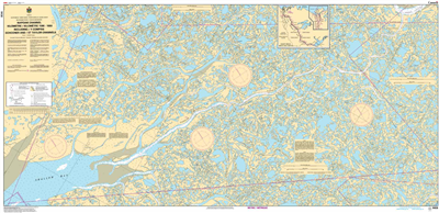 6436 Napoiak Channel including Schooner and Taylor Channels chart