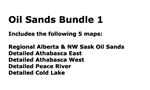 Oil Sands Bundle (Oil Sands Regional + 4 detailed maps)