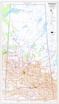 This aesthetic Saskatchewan base map covers the entire province at a scale of 1:1,000,000. This easy to read wall map depicts places (cities, towns, villages, unincorporated areas), rivers and lakes, primary roads, parks, military and native reserves. The