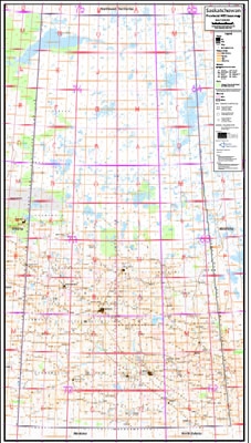 Saskatchewan Provincial Base Map NTS