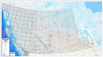 Western Canada Regional Base Map with Township and NTS Grids. We have also added the township grids in Alberta, southern Saskatchewan, SW Manitoba and in BC's Peace River Block. This detailed base map includes primary and secondary roads, railroads, lakes
