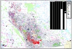 Western Canada - Strikes & Wells Map. This map shows Oil and Gas Strike Areas for BC and Alberta and Oil and Gas Fields for Saskatchewan and Manitoba. It also depicts over 900,000 Wells in the Western Canadian Sedimentary Basin. The map shows oil and gas